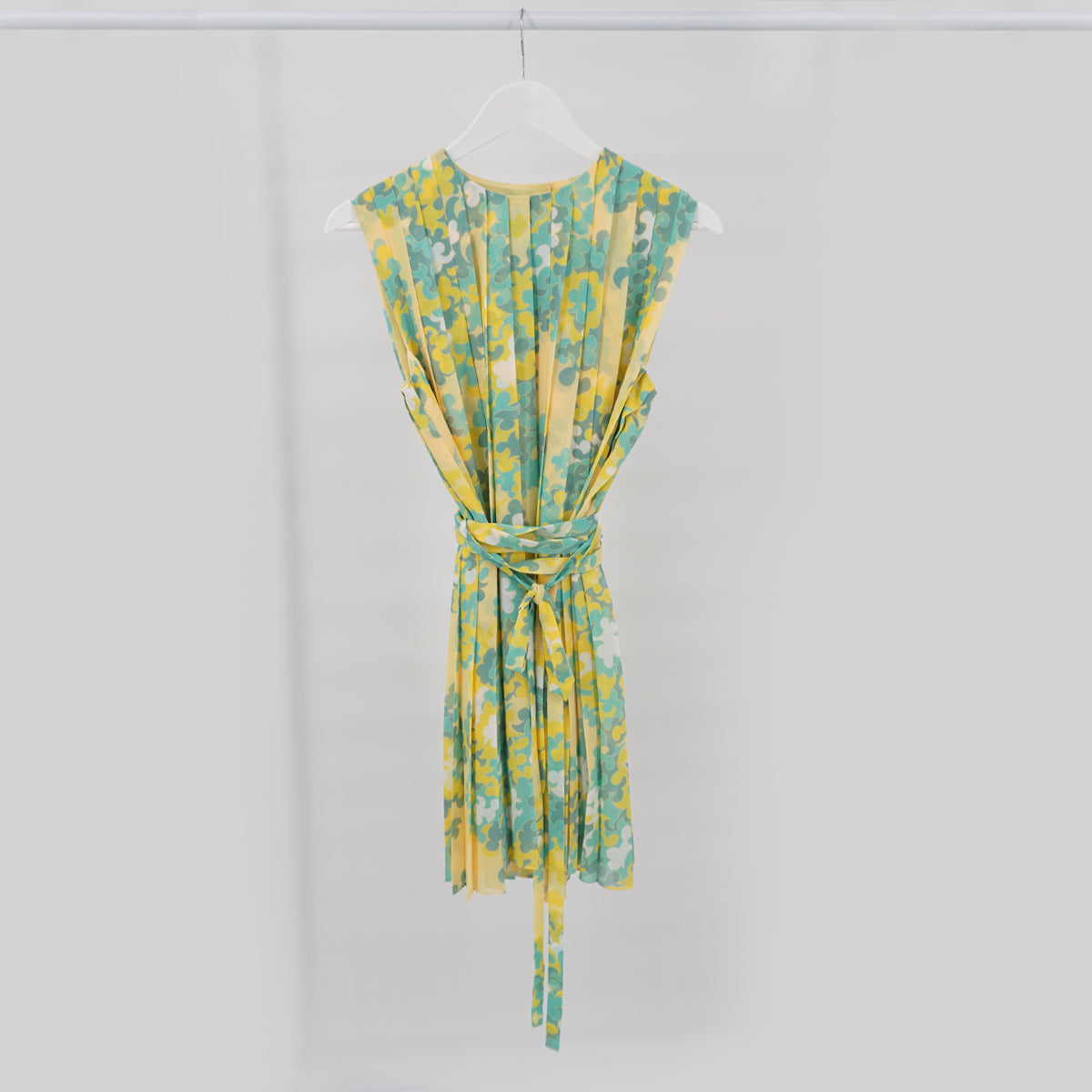 Emilio Pucci Ortensie-print Pleated Georgette Dress - Size 12/40