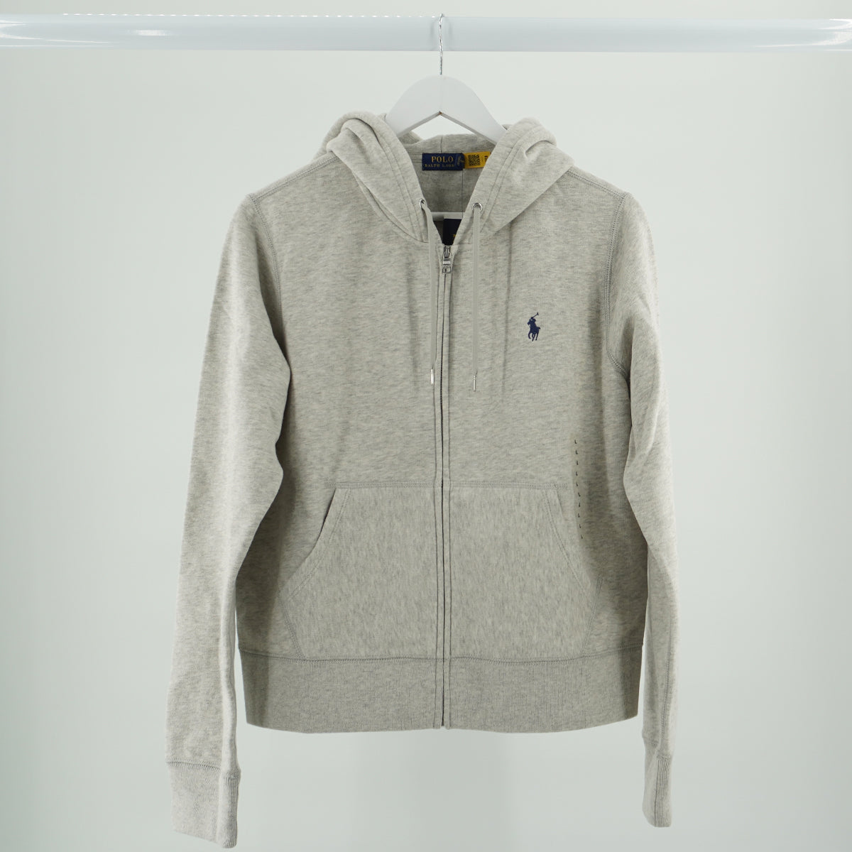 Polo Ralph Lauren Fleece Full-Zip Hoodie in Grey UK 16
