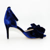 Custommade Marita Velvet Heels in Royal Blue UK 5.5