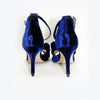 Custommade Marita Velvet Heels in Royal Blue UK 5.5