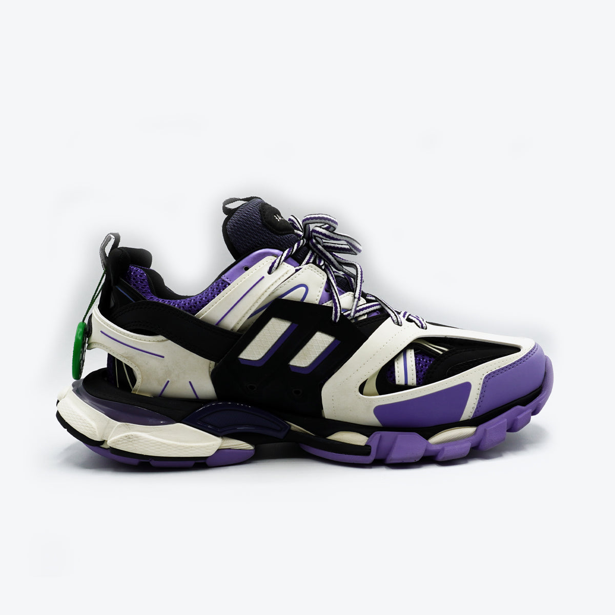 Balenciaga Track Trainers in Purple and White - UK 9.5