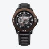 Aeromeister Men's Rosegold Craftman X23 Automatic Watch Limited Edition Black Strap (200)