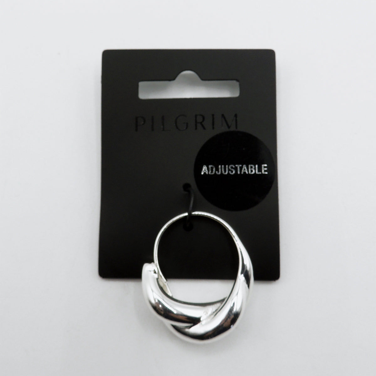 Pilgrim Belief Chunky Twist Ring Silver Plated