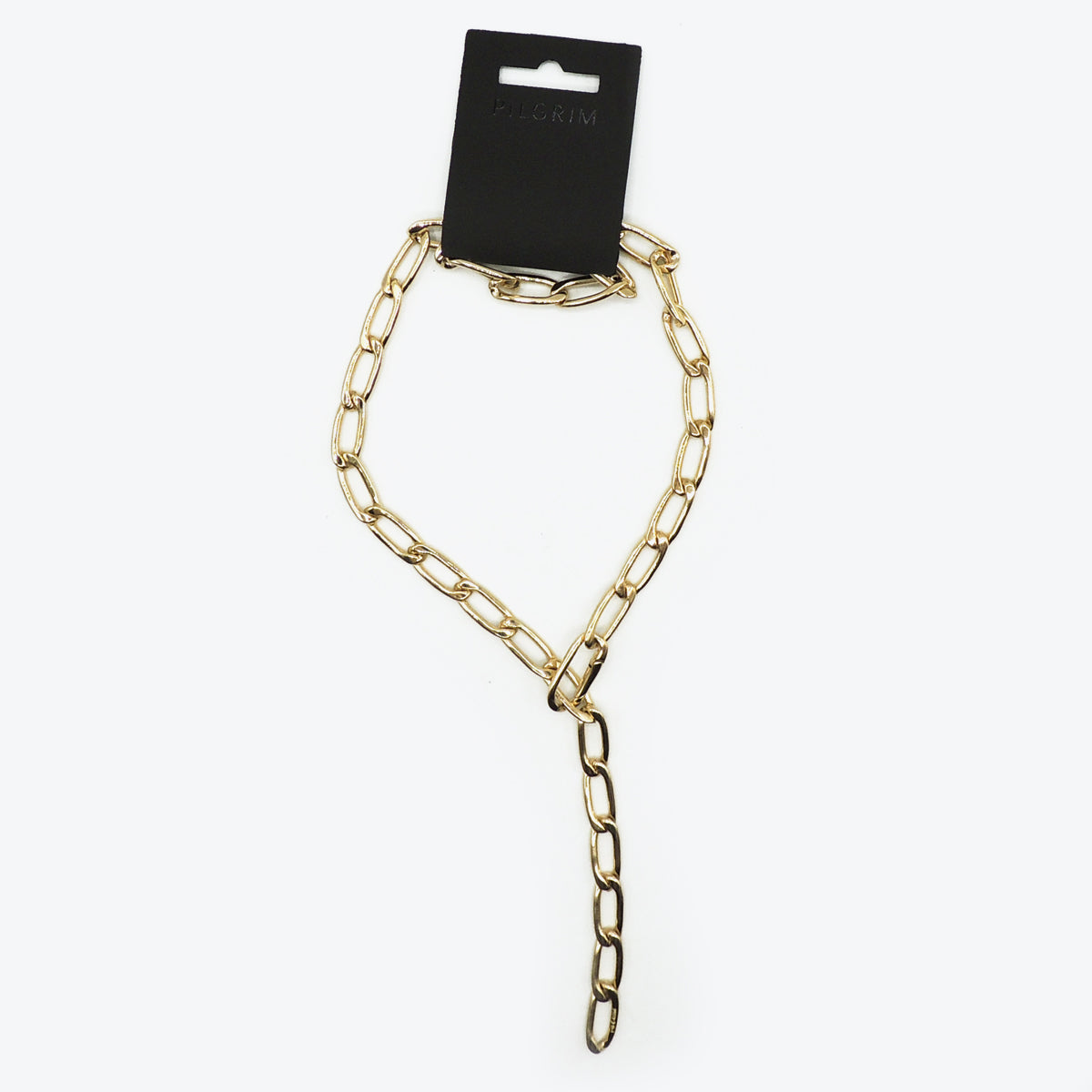 Pilgrim Precious Open Curb Link Necklace Gold Plated