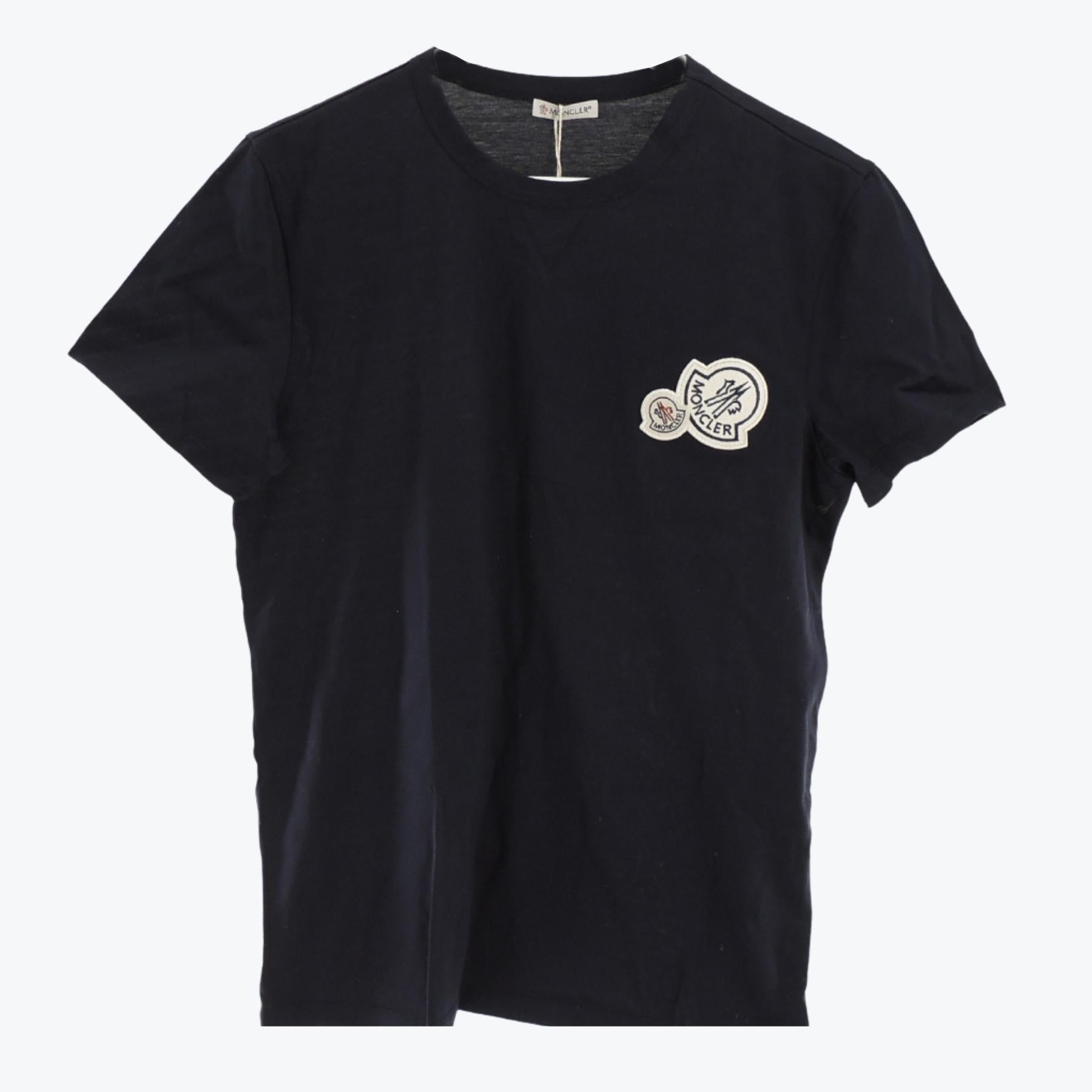 Moncler Men's T-Shirt in Black Small