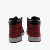 Nike Air Jordan 1 MID Banned Trainers In Black/Gym Red UK 9