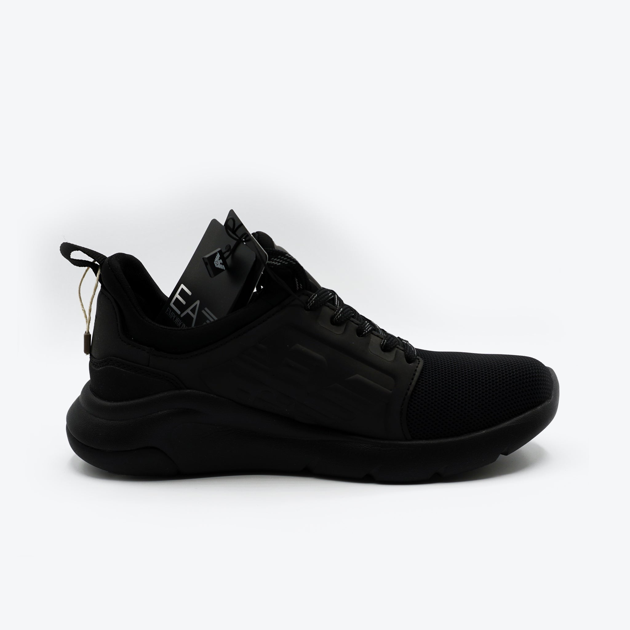 Emporio Armani EA7 A-Racer Reflex Sneakers in Black