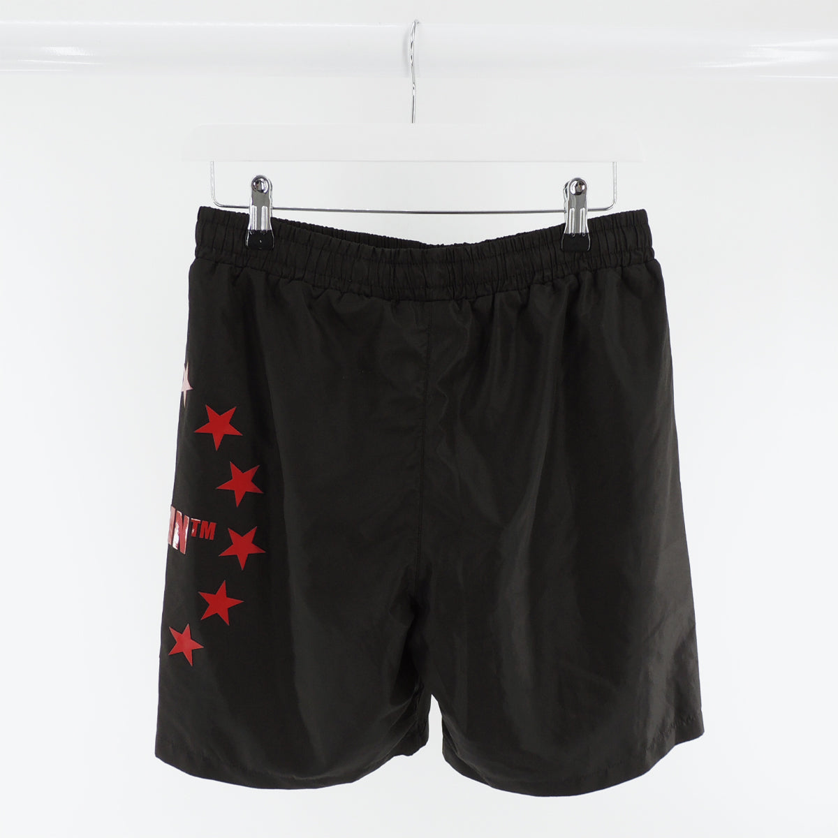 Philipp Plein Beachwear Shorts in Black and Red - Large