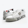 Load image into Gallery viewer, Philipp Plein Men&#39;s Lo-Top Trainers Hexagon &amp; Skull in White - UK 10