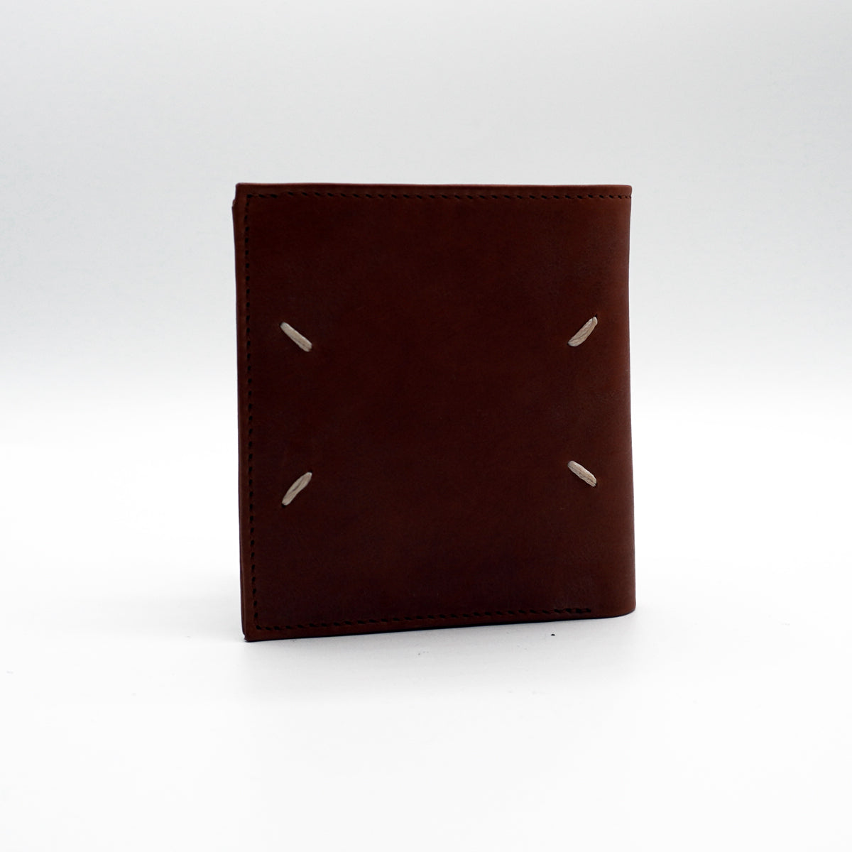 Maison Margiela Leather Bifold Wallet in Brown