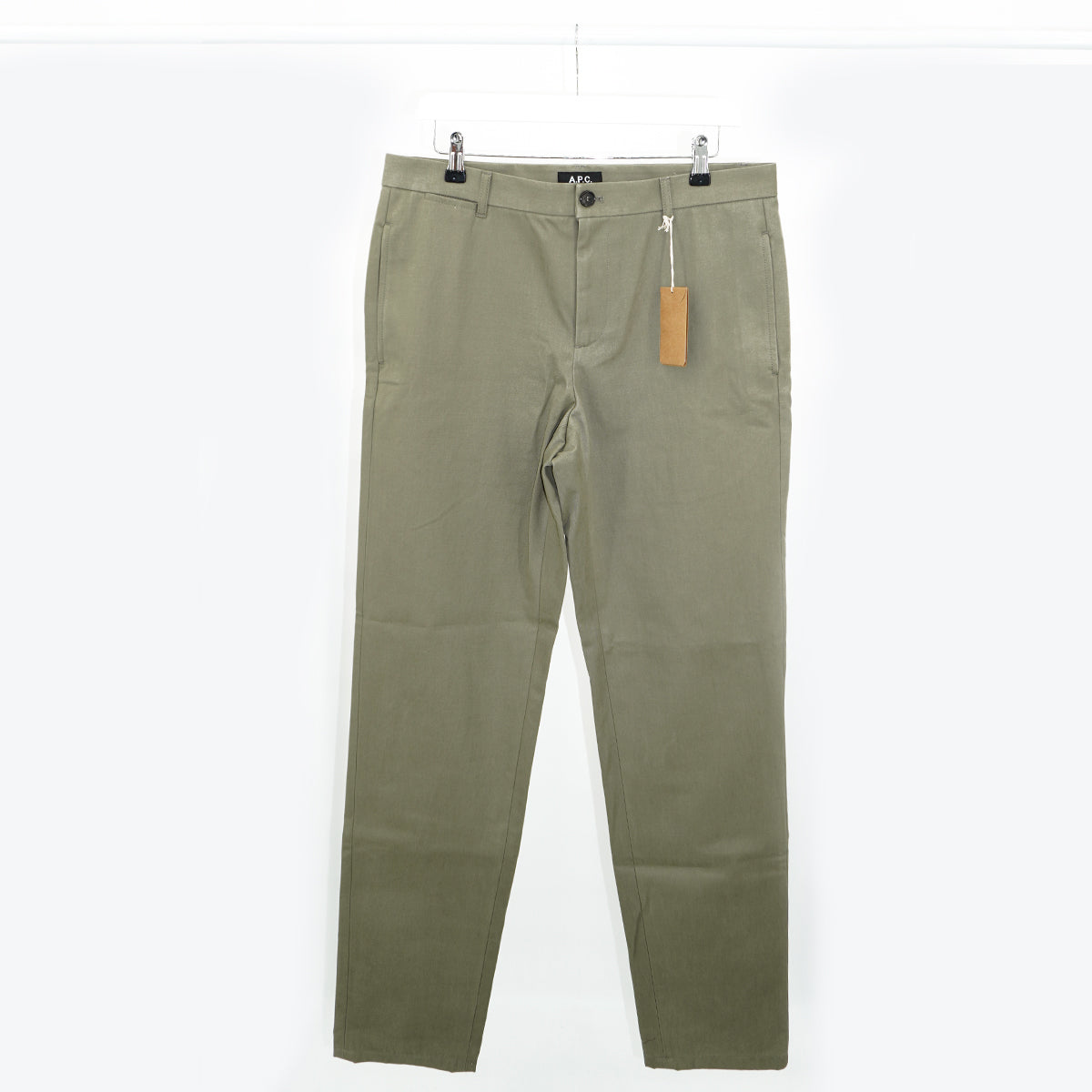 A.P.C. High Chinos in Khaki