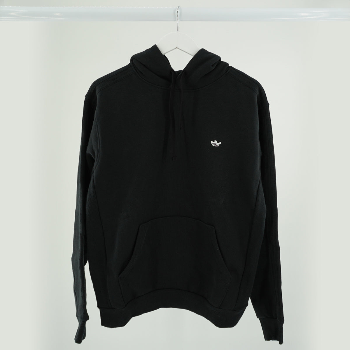 Adidas Skateboarding Unisex Shmoofoil Pullover Black Hoodie - Small