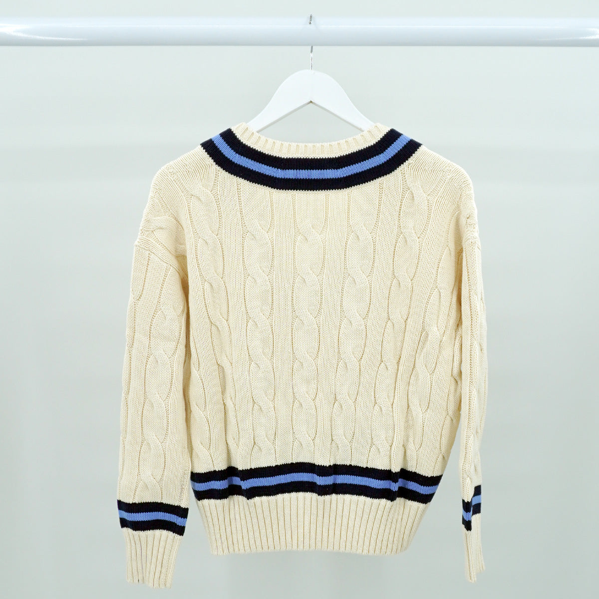 Polo Ralph Lauren Women's  Cable-Knit Cricket Jumper UK 10