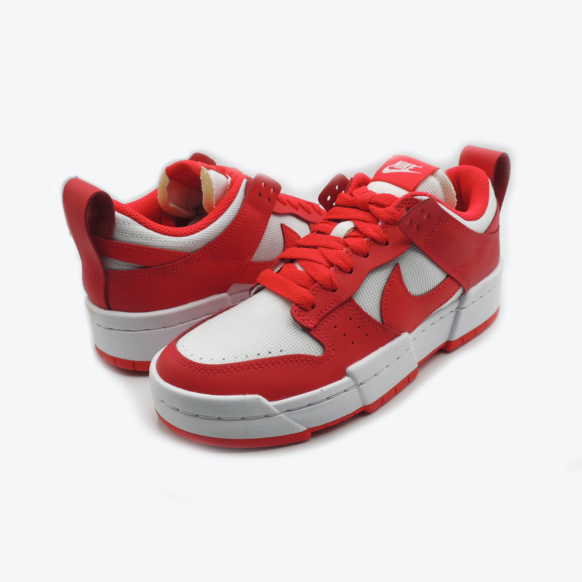 Nike Dunk Low Disrupt in Siren Red White - UK 5