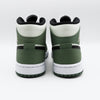 Air Jordan 1 Mid SE Trainers in Dutch Green & Pink - UK 3.5