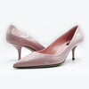 Dolce & Gabbana Cardinale Leather Heels in Pink  UK 6.5