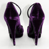 Load image into Gallery viewer, Tom Ford Purple Velvet Platform Heels, UK size 7