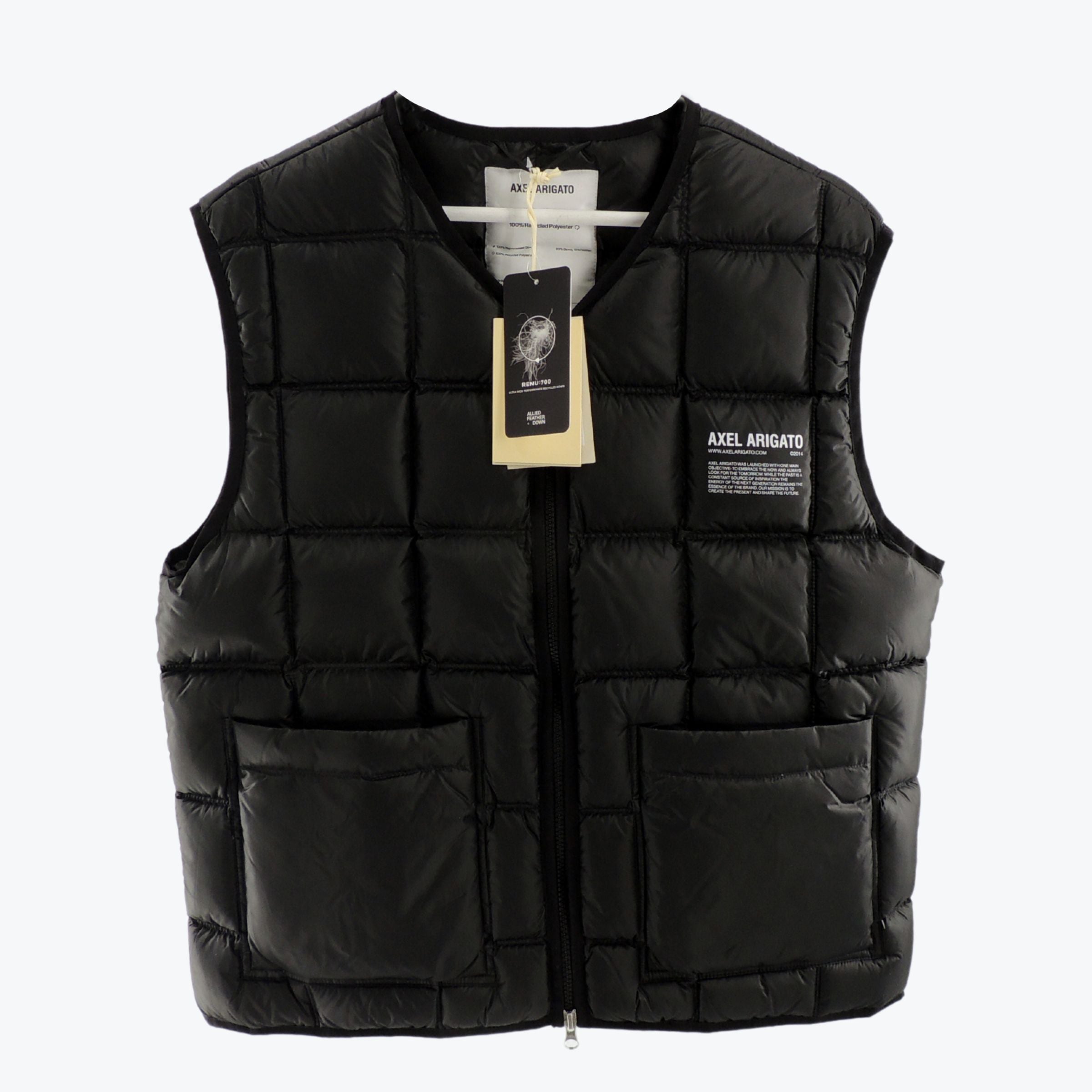 Axel Arigato Binx Putter Vest in Black Medium