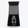 Edox Men's 27031 357N NIN Les Bemonts Rectangular Ultra Slim Watch
