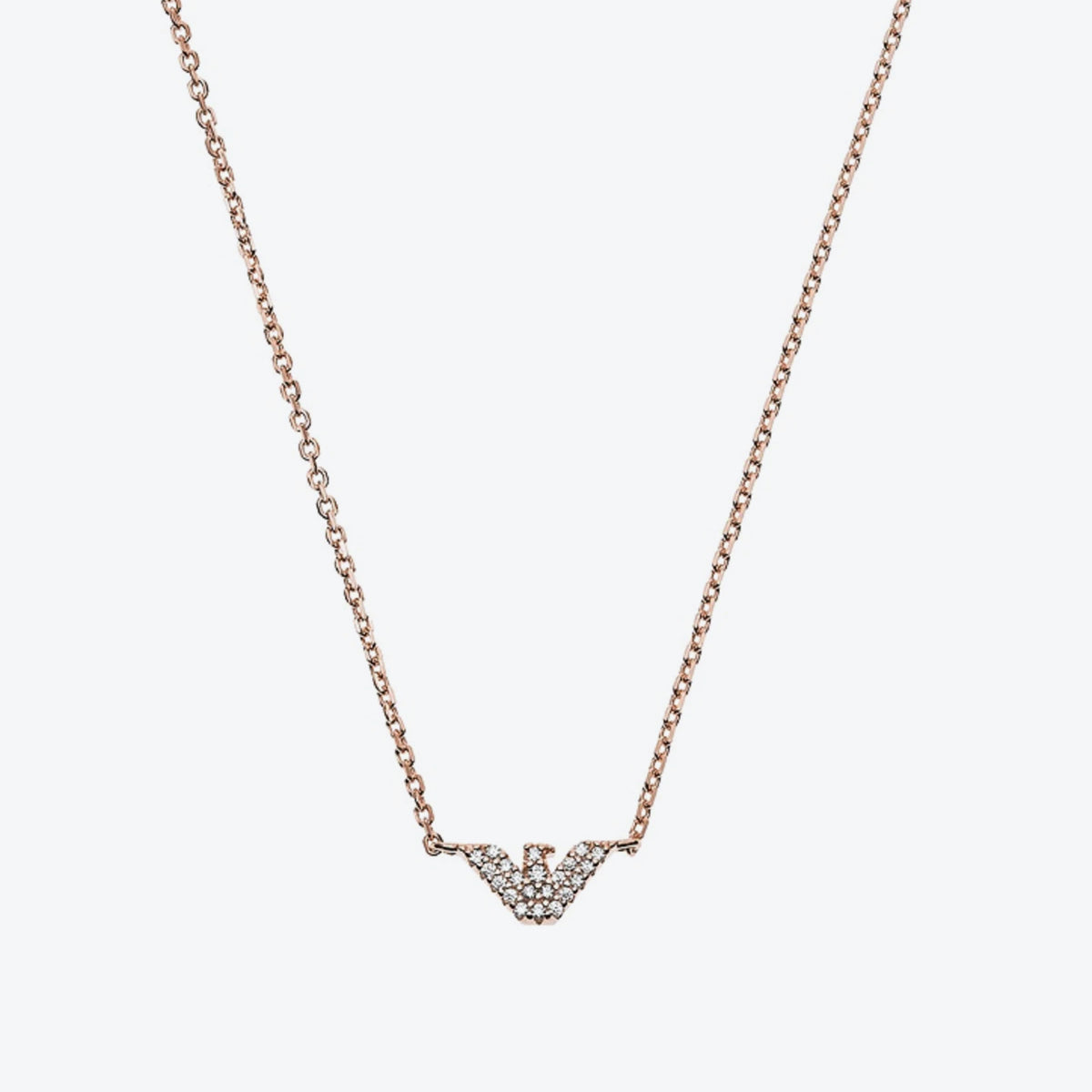 Emporio Armani Sterling Silver Rose Gold  Necklace EG3477221