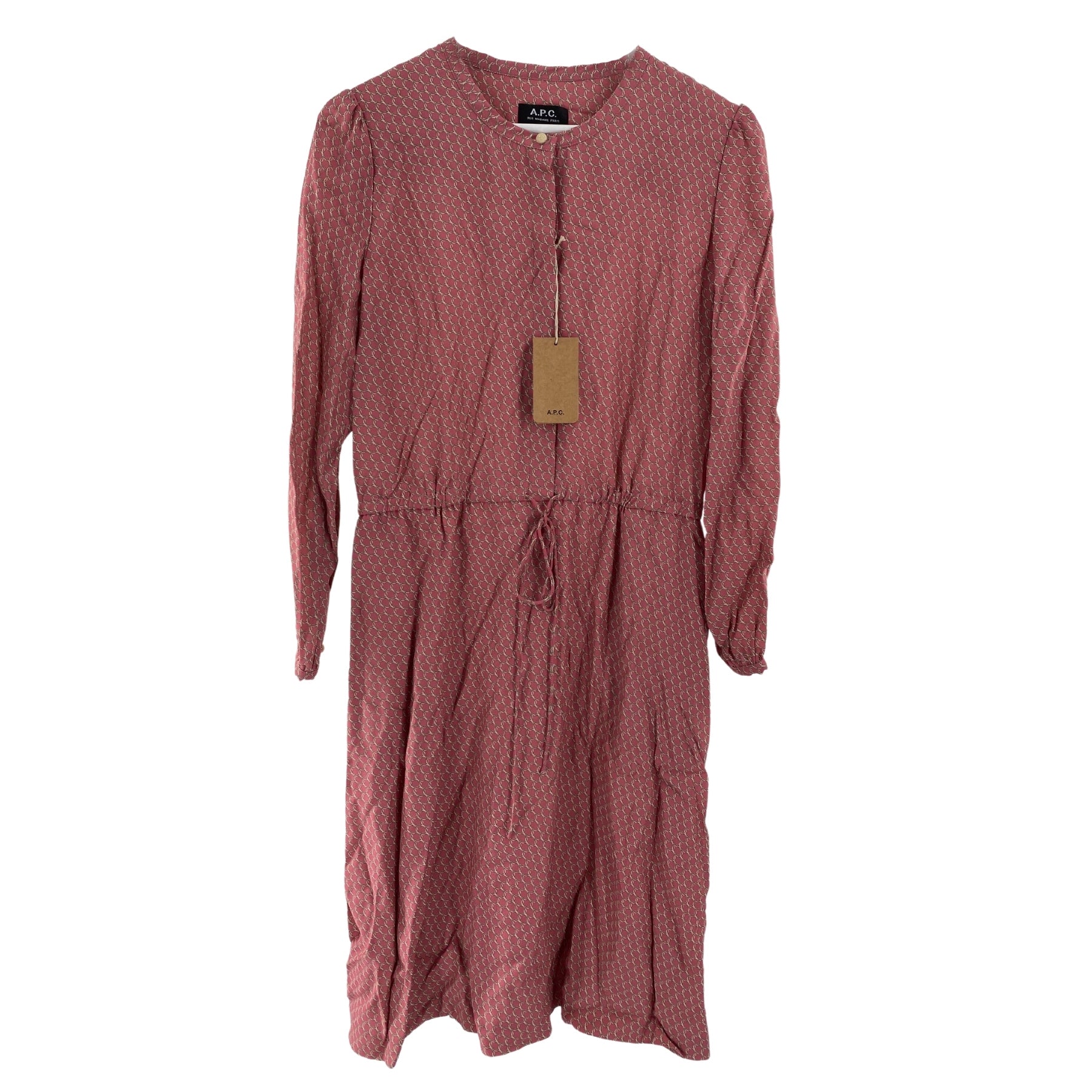 A.P.C Isabella Dress in Pink UK 8