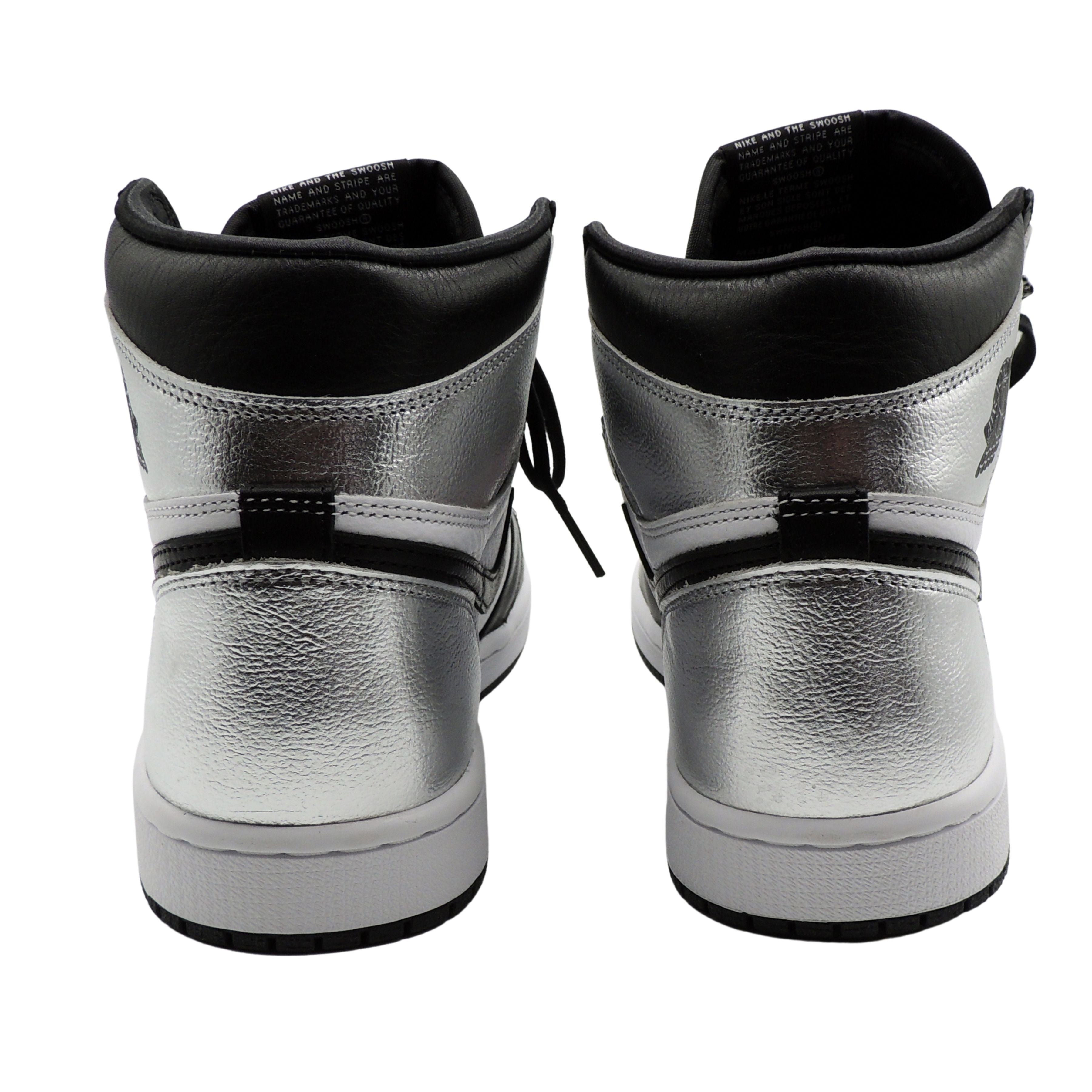 Nike Air Jordan 1 High OG Silver Toe UK 6.5