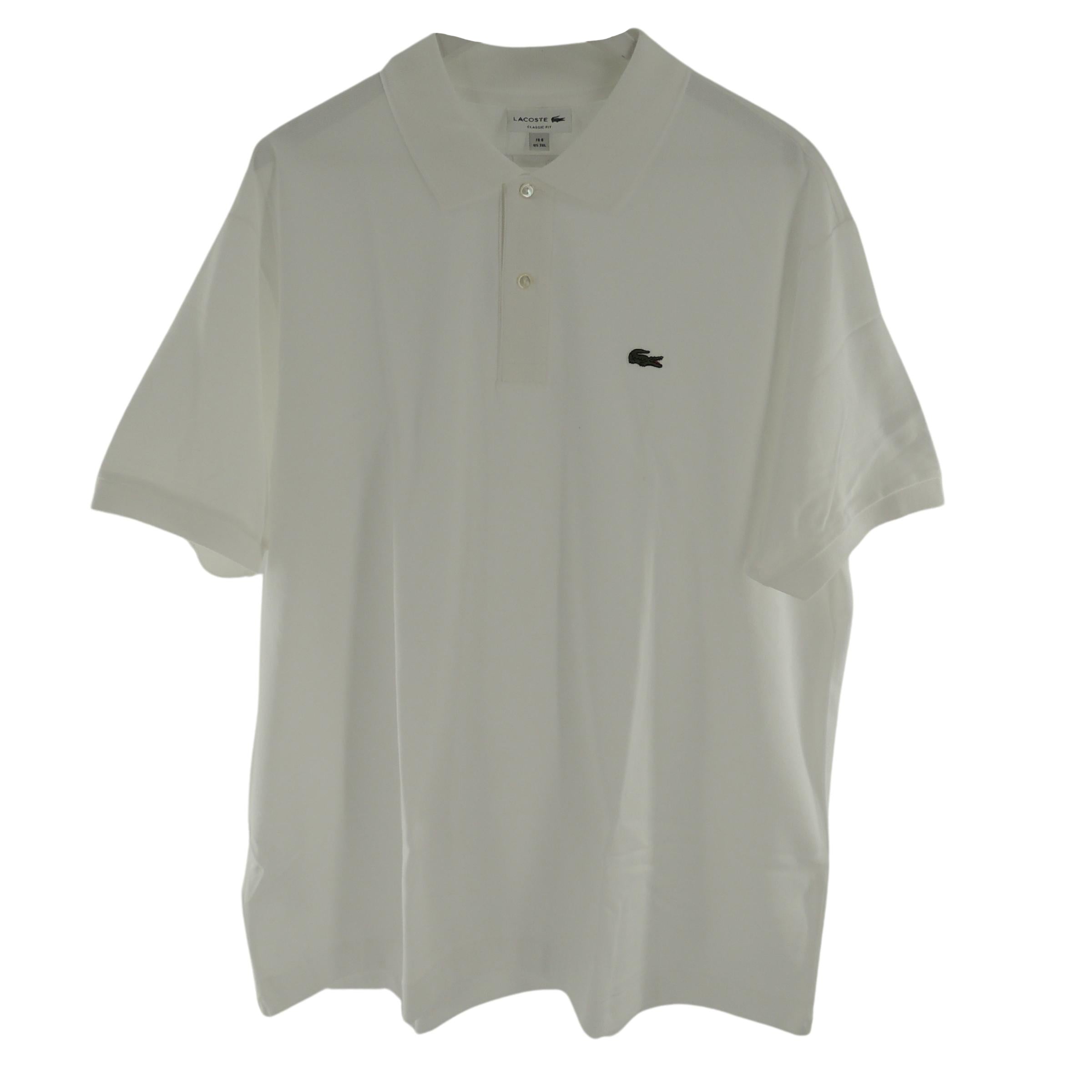 Lacoste Men's Classic Fit L.12.12 Polo Shirt in White 3XL