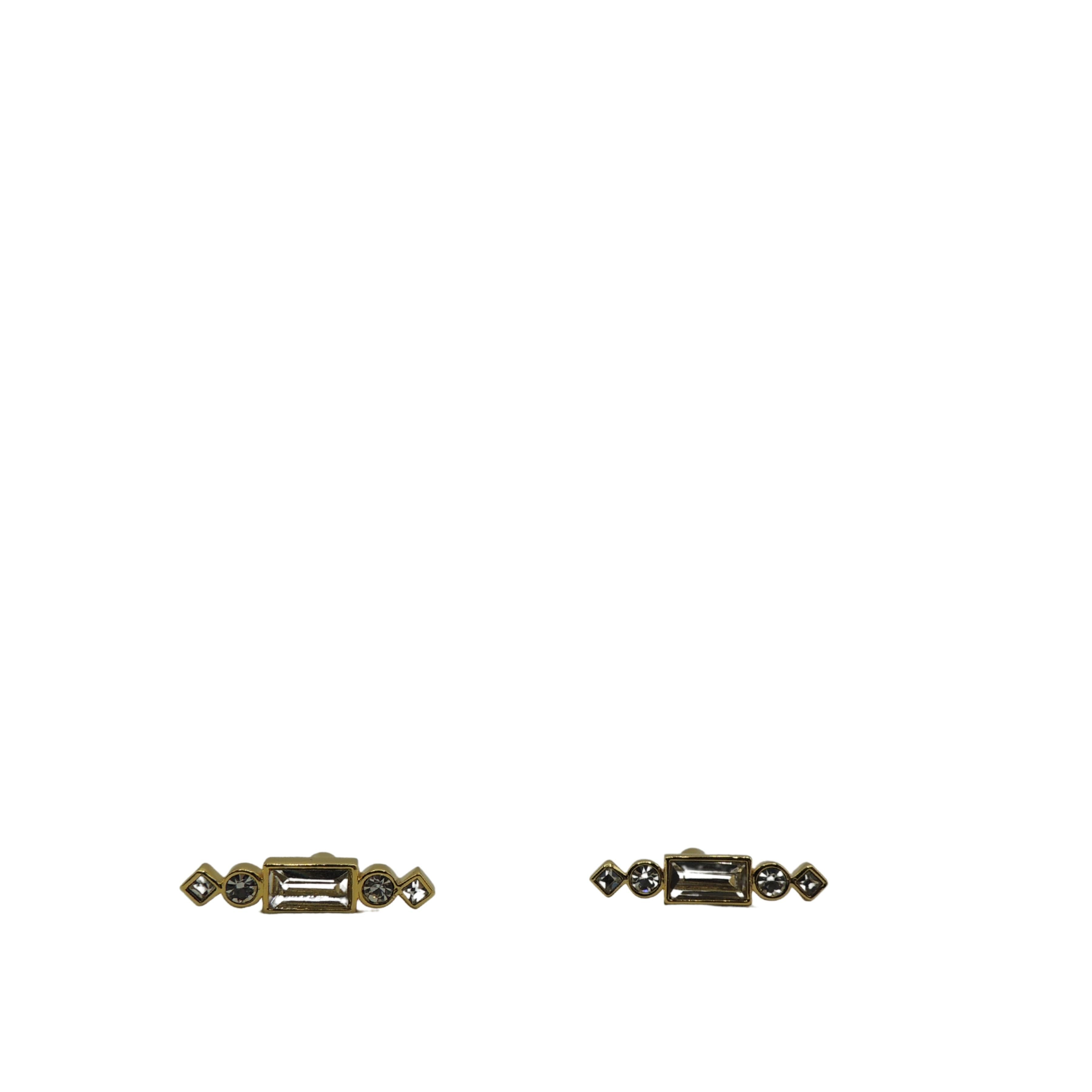 Bonheur Jewellery Gold Cherie Stud Earrings