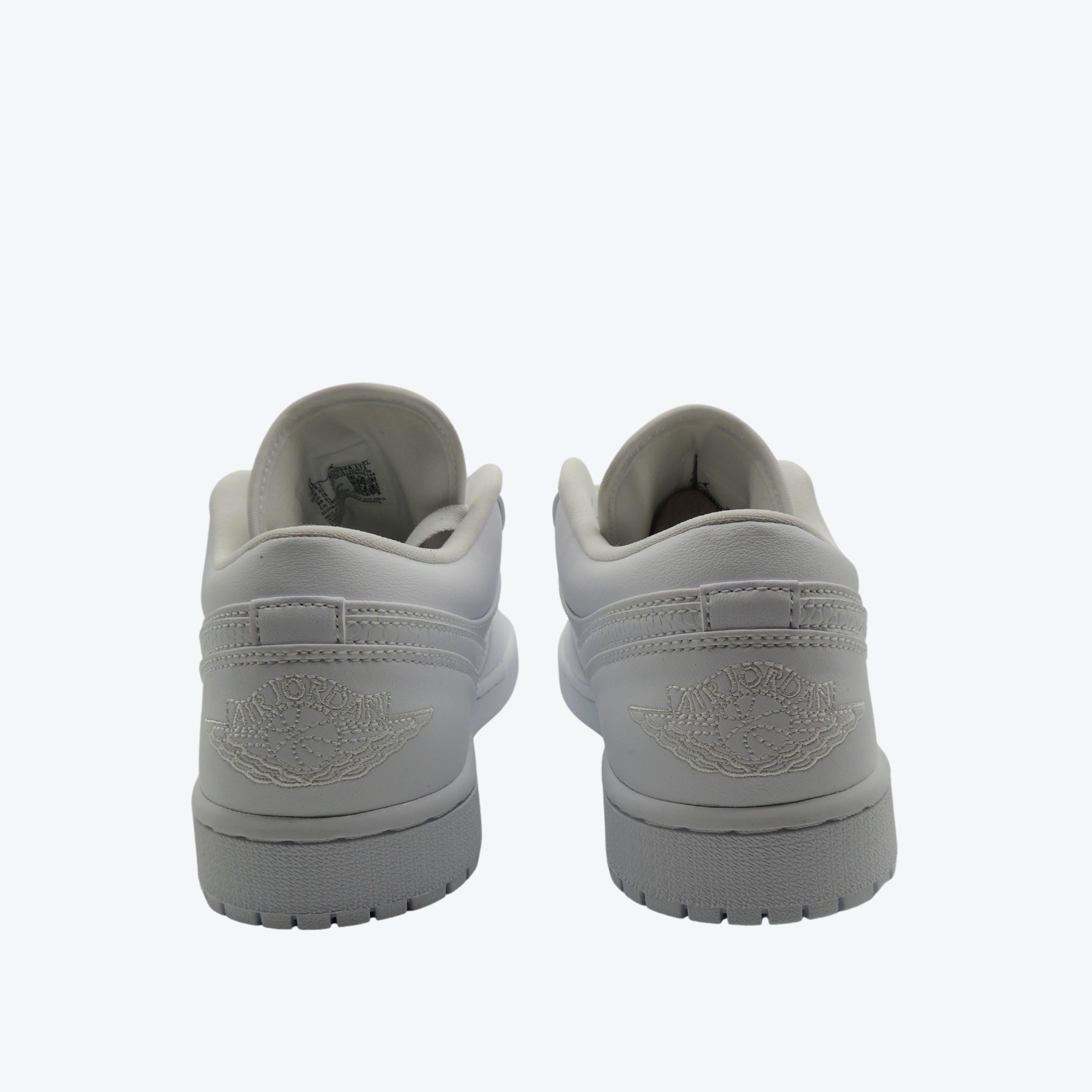 Nike Air Jordan 1 Low Trainers in White UK 8.5