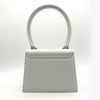 Jacquemus Le Chiquito Moyen leather top-handle bag in white