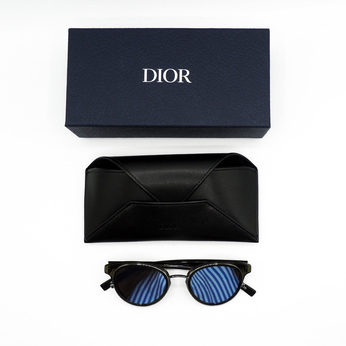 Christian Dior Men's Blacktie2.0S K  CMR/A4 50 Round Sunglasses