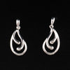 Silver Teardrop Earrings