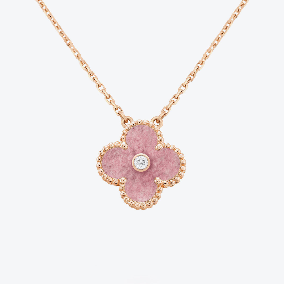 Van Cleef & Arpels Limited Edition Vintage Alhambra necklace rose gold