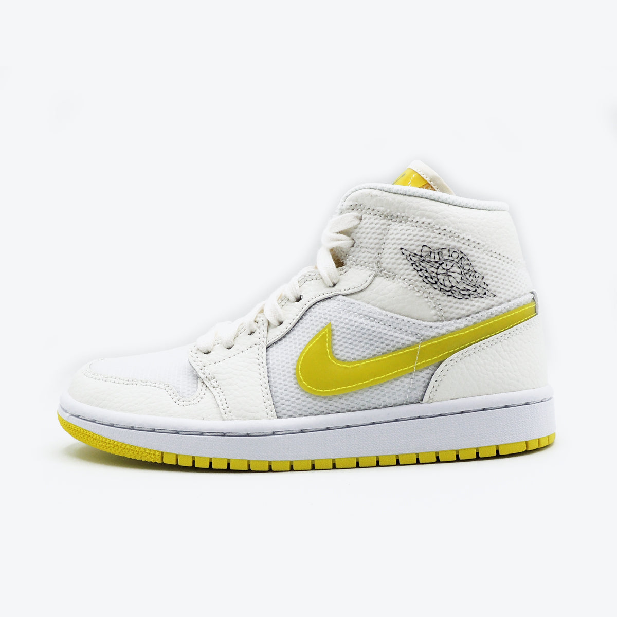 Air Jordan 1 Mid SE Voltage Trainers in Yellow - UK 3.5