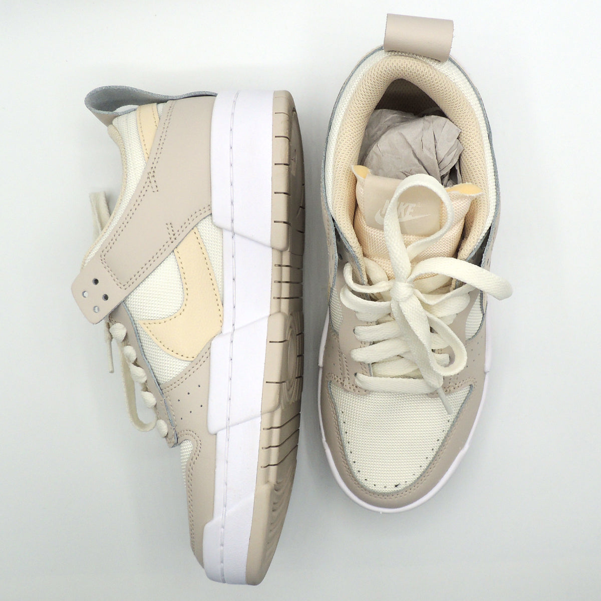 Nike Dunk Low Disrupt Sail Desert Sand UK 6